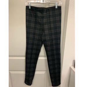 Sanctuary pleated plaid leggings